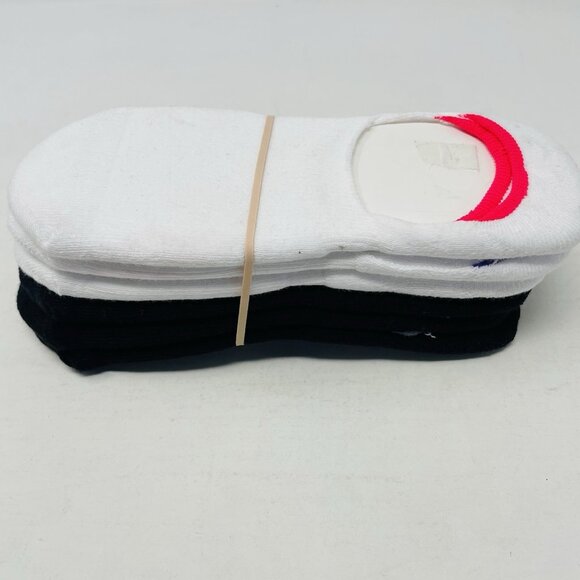 Hue Womens One Size Fits Most Soft Cotton 6 Pack Sneaker Liner Socks White 2410 - Picture 4 of 5